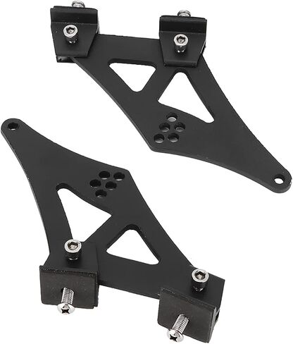 Keenso Aluminum Mount Brackets, for Rear Wing Spoiler Black in Saudi Arabia