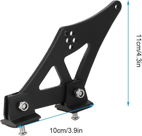 Keenso Aluminum Mount Brackets, for Rear Wing Spoiler Black in Saudi Arabia