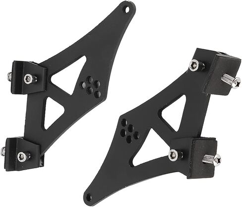 Keenso Aluminum Mount Brackets, for Rear Wing Spoiler Black in Saudi Arabia