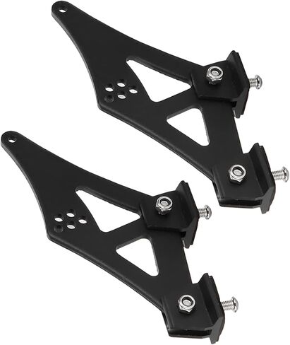 Keenso Aluminum Mount Brackets, for Rear Wing Spoiler Black in Saudi Arabia