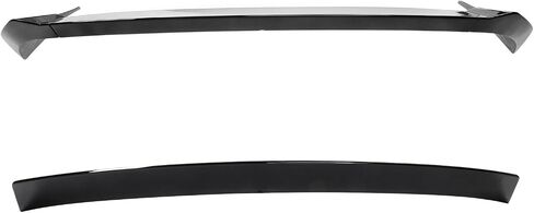 Ikon Motorsports ، Trunk Spoiler + Soff Sovererer متوافق مع 2022-2024 Hyundai Ioniq 5 ، Ikon Gloss Black ABS Plastic Trunk Lid Spoiler Wing Medid in Saudi Arabia