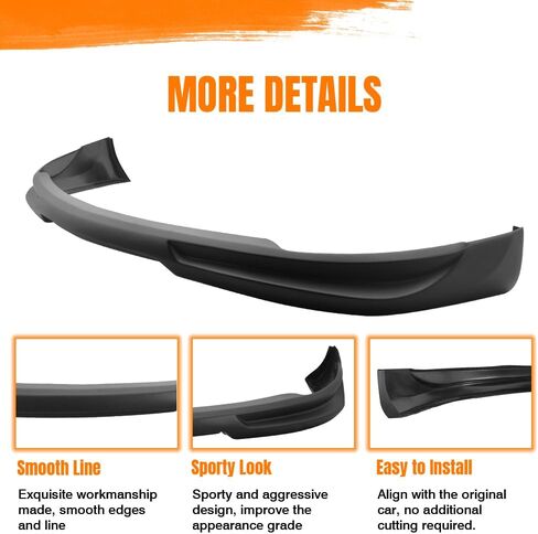 مفسد الشفاه الأمامي المصد ، متوافق مع 2011-2014 Hyundai Sonata ، PP الإضافية غير المصممة على حامية الذقن السد الأمامي in Kuwait