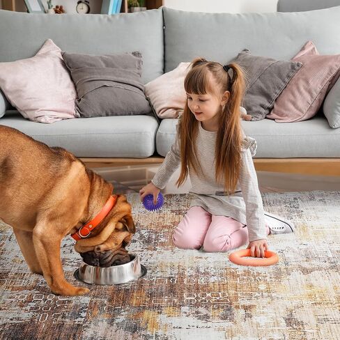 سجادة باب سجادة مدخل، 2x3 ممسحة منطقة صغيرة سجادة ناعمة غير قابلة للانزلاق وقابلة للغسل في الغسالة، سجادة منخفضة الوبر، سجادة شرقية عتيقة بوهو، سجادة لغرفة المعيشة وغرفة النوم ومدخل المطبخ باللون الأزرق in Kuwait