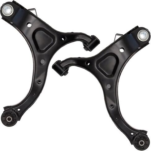 TUCAREST 10Pcs Suspension Kit Fit For 07-12 Hy-undai Santa Fe, 11-13 K-ia Sorento, Front Lower Control Arm w/Ball joint + Outer Inner Tie Rod + Sway Bar + Boots [# K621685 K750204 EV800231 ES800035] in Saudi Arabia