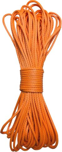 12 Strand Braided UHMWPE Rope -2mm 500kg Fracture Strain - Suitable for Tents, Kiteboarding, and Other (2mmwhite100ft) in Saudi Arabia