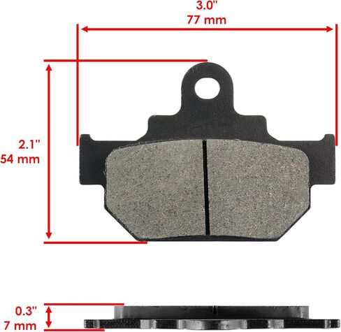 Caltric Front Brake Pads Compatible with Suzuki Ls650 Ls-650 Ls 650 Savage 1986-1988 1995-2009 2011 Motorcycle Front Pads in Saudi Arabia