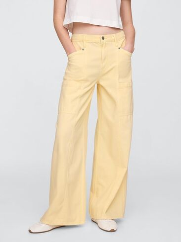 GAP Women's Baggy Utility Denim Jean in Saudi Arabia
