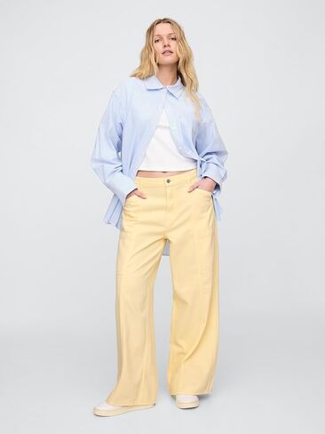 GAP Women's Baggy Utility Denim Jean in Saudi Arabia