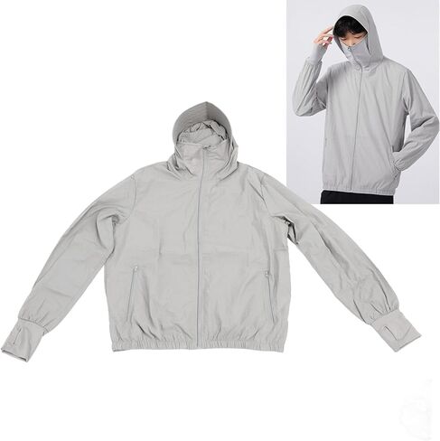 Ymiko Air Conditioned Jacket with Fan, Sunscreen, USB Powered, Men, UV Proof Cool Clothing, Outdoor Work, Golfing, Fishing, Civil Work (L) in Saudi Arabia