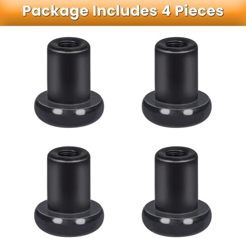 Door Hinge Nuts Replacement Screws for Jeep Wrangler JK JKU Sports Sahara Freedom Rubicon Unlimited 2-Door 4-Door 2007-2018 Exterior Accessories Black (4 PCS) in Saudi Arabia