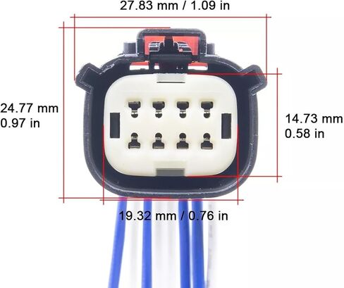 Headlights Left and Right Connector Wire Plug Pigtail Wiring harness Compatible with CHEVY Impala 2015 2016 2017 2018 2019 2020 Replacement for 23405242, 23405239 in Saudi Arabia