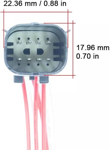 Headlights Left and Right Connector Wire Plug Pigtail Wiring harness Compatible with CHEVY Impala 2015 2016 2017 2018 2019 2020 Replacement for 23405242, 23405239 in Saudi Arabia