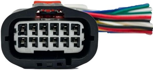 موصل المصابيح الأمامية Pigtrain Harness Plug 12-Ware متوافق مع Chrysler 300 2011-2019 استبدال OE# 68269811aa ، 68196278AD ، 68358148AA LJQ in Saudi Arabia