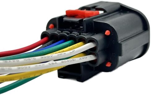 موصل المصابيح الأمامية Pigtrain Harness Plug 12-Ware متوافق مع Chrysler 300 2011-2019 استبدال OE# 68269811aa ، 68196278AD ، 68358148AA LJQ in Saudi Arabia