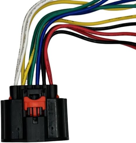 موصل المصابيح الأمامية Pigtrain Harness Plug 12-Ware متوافق مع Chrysler 300 2011-2019 استبدال OE# 68269811aa ، 68196278AD ، 68358148AA LJQ in Saudi Arabia