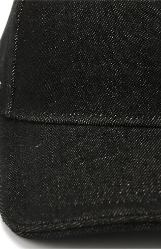 Michael Kors Womens Defressed Denim Cap ، Anglish Hat & Fashion Accessory in Kuwait