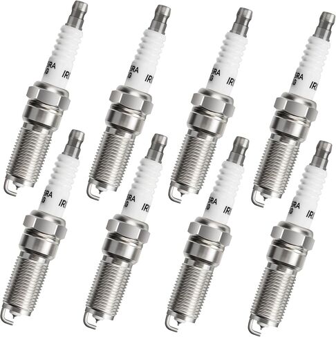 PLACKS Iridium Spark Plugs 8 Pack 4344 LTR5IX11 يناسب 2014-2023 Chevy Silverado 1500 Tahoe Suburban GMC Sierra 1500 Yukon XL Cadillac Escalade V8 5.3 6.2 2014 2015 2015 2017 2018 2019 2020 2022 2022 2023 in Saudi Arabia