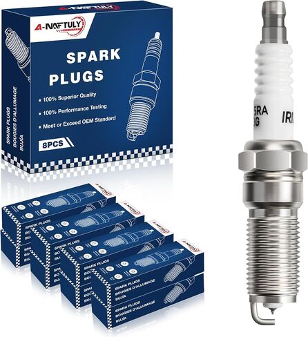 PLACKS Iridium Spark Plugs 8 Pack 4344 LTR5IX11 يناسب 2014-2023 Chevy Silverado 1500 Tahoe Suburban GMC Sierra 1500 Yukon XL Cadillac Escalade V8 5.3 6.2 2014 2015 2015 2017 2018 2019 2020 2022 2022 2023 in Saudi Arabia