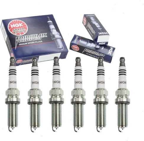 6 pc NGK Iridium IX Spark Plugs compatible with Infiniti QX60 3.5L V6 2014-2020 in Saudi Arabia