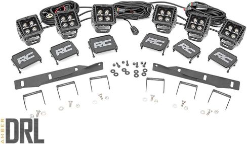 Rough Country Triple LED DRL FOG LIGHT KIT لعام 2017-2020 فورد رابتور - 70700DRLA in Saudi Arabia