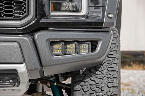 Rough Country Triple LED DRL FOG LIGHT KIT لعام 2017-2020 فورد رابتور - 70700DRLA in Saudi Arabia