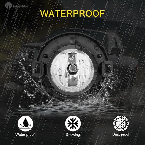 TangMiGe Fog Lights compatible with Nissan Xterra 2005-2015, Nissan Frontier 2010-2019, with Plastic Bumper Only, 1 Pair Fog Lamps, 26150EA025 NI2590102 (Clear) in Kuwait