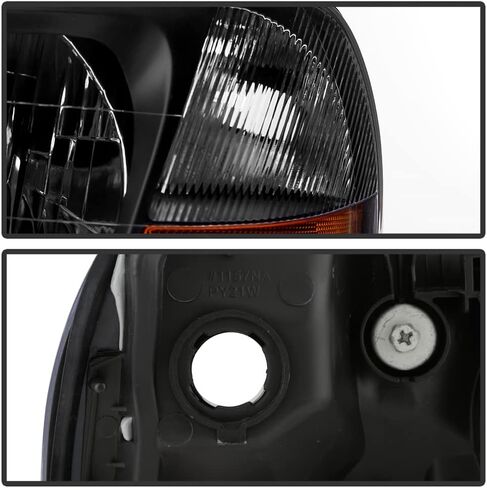 Acanii - لـ [HID Xenon Model] 2002-2003 Acura TL المصابيح الأمامية السوداء المصابيح الأمامية بديل زوج السائق + جانب الركاب in Saudi Arabia