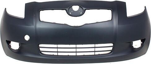 Garage-Pro Front Bumper Cover Primed Compatible With 2007-2008 Toyota Yaris 2-Door Hatchback - For Models With Fog Lamps in Saudi Arabia