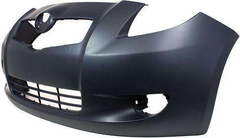 Garage-Pro Front Bumper Cover Primed Compatible With 2007-2008 Toyota Yaris 2-Door Hatchback - For Models With Fog Lamps in Saudi Arabia