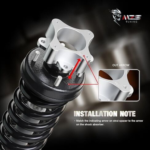 MZS Relivering Kit 3 بوصة فواصل رفع المقدمة الأمامية التعليق متوافق مع 2007-2021 التندرا (وليس ل TRD PRO) | 2008-2022 Sequoia 2wd 2x2 4WD 4x4 billet in Saudi Arabia