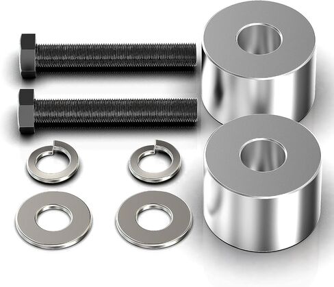 طقم الفواصل MZS Front Bump Stop Relocation متوافقة مع 2005-2022 F250 F350 Super-Duty 4WD ليس لـ 2WD in Saudi Arabia