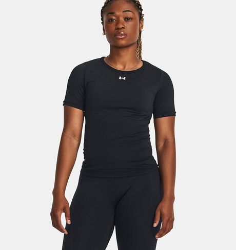Under Armour 1379149-1-LG Women's UA Train Seamless Short Sleeve Black LG in Saudi Arabia
