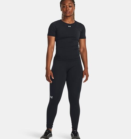 Under Armour 1379149-1-LG Women's UA Train Seamless Short Sleeve Black LG in Saudi Arabia