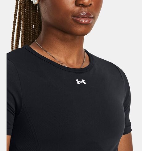 Under Armour 1379149-1-LG Women's UA Train Seamless Short Sleeve Black LG in Saudi Arabia