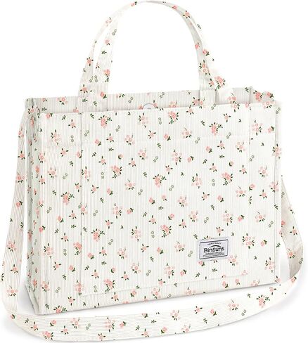 حقيبة حمل سروال قصير للنساء - حقيبة حقيبة كبيرة حقيبة يد جمالية حقيبة كروس - العمل المدرسي والسفر والتسوق الشاطئ (بيج) in Kuwait