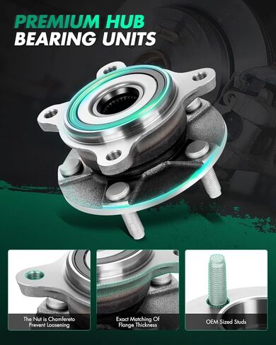 SCITOO 1Pcs Wheel Hub Front Left Side for Lexus GS300,GS350,IS250,IS300,IS350,RC300,RC350 HA590140 513365 in Saudi Arabia