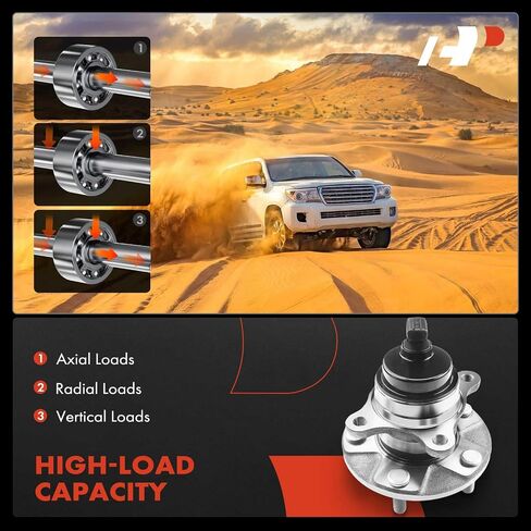 A-Premium 2 × محمل العجلات الأمامية وتجميع المحور مع ABS و 5-LUG متوافق مع لكزس LS430 2001 2002 2003 2005 2005 in Saudi Arabia