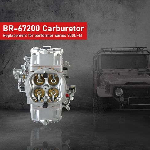 BR-67200 750 CFM 4 Barrel Carburetor for Brawler Race Series – Mechanical Secondary, 4150 Square Bore, No Choke, Dual Inlet (Fits Quick Fuel & 4150 Style Carburetors) in Saudi Arabia
