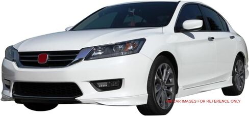Ikon Motorsports ، Front Lip Splitters متوافق مع 2013-2015 Honda Accord ، HFP نمط Polypropylene Body Kit Doilder ، 2014 in Saudi Arabia