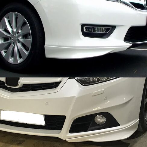Ikon Motorsports ، Front Lip Splitters متوافق مع 2013-2015 Honda Accord ، HFP نمط Polypropylene Body Kit Doilder ، 2014 in Saudi Arabia