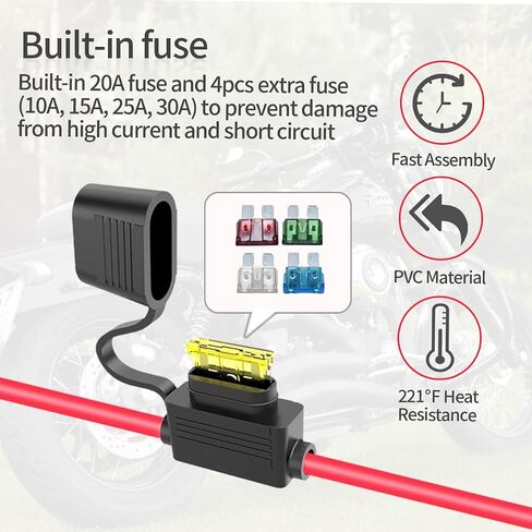 10AWG 2FT SAE 1 to 2 SAE Spliiter Extension Cable Quick Disconnect Connector with SAE Polarity Reverse Adaptors, for Automotive, Solar Panel RV Portale Power in Saudi Arabia