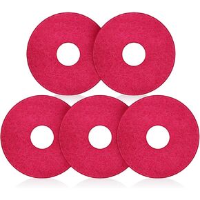 5 Pcs 12" Green Cleaning Orbiter Pads Floor Buffer Pads Commercial Floor Scrubber Pads Floor Maintenance Pads Hardwood Floor Polisher Cleaning and Stripping Pads for Orbiter Floor Machine in Kuwait