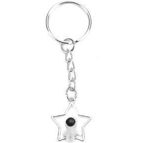 Astronaut Keychain, Space Keychain with Star Design, Matching Keychains for Couples, Cute Keychain for Friends, Star Key Chain Clasp, Matching Couple Keychains, Unique Gift for Loved Ones in Saudi Arabia