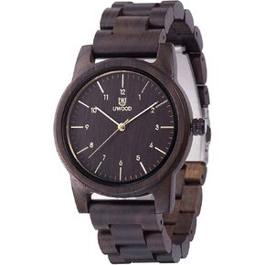 Wooden Watch Men,Wood Watches Handmade Minimalist Women Mens Lightweight Mens Wooden Watch,Watches for Women Men in Saudi Arabia
