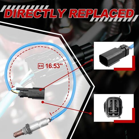 Air Fuel Ratio Oxygen Sensor Upstream 234-5038 18088 Compatible for Ford F150 Mustang Edge Escape Explorer Fusion Lincoln Mercury Mazda 6 2010-2016 in Saudi Arabia