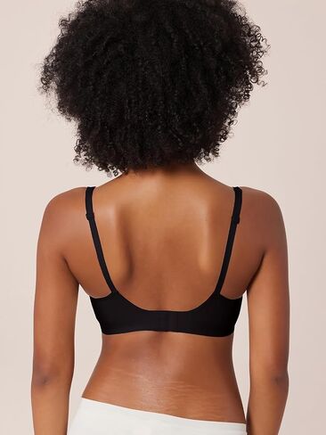 Tarbo Deep-V Neck Bra Padded Seamless Bralettes Fabrics Everyday Basic Sleeping Bras in Saudi Arabia