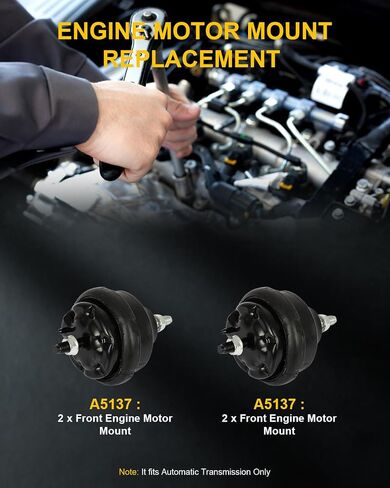 مجموعة محرك المحرك الأمامي OCPTY متوافق مع شيفروليه تريل بليزر و SAAB 9-7X & GMC Envoy ، Envoy XL & Buick Rainier & Isuzu Ascender & Oldsmobile Bravada ، ناقل حركة أوتوماتيكي # A5137 (2pcs) in Saudi Arabia