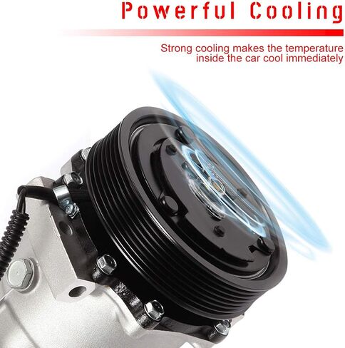 A/C Compressor 1994-2002 Fit for Dodge for Ram 2500 5.9L 8.0L Compressor for Car 1998-1999 for Dodge Durango 3.9L,1998-2000 for Dodge Durango 5.2L,1998-2001 for Dodge Durango 5.9L 55055540 in Saudi Arabia