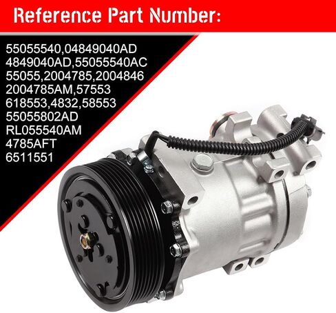 A/C Compressor 1994-2002 Fit for Dodge for Ram 2500 5.9L 8.0L Compressor for Car 1998-1999 for Dodge Durango 3.9L,1998-2000 for Dodge Durango 5.2L,1998-2001 for Dodge Durango 5.9L 55055540 in Saudi Arabia