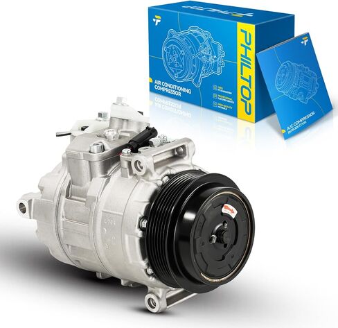 PHILTOP 98394 471-1474 AC Compressor for E350 2006-2011, C300 2008-2012, E350 2013-2014, GLK350 2010-2012, E320 2002-2006, SL500 2003-2006, Air Conditioning Compressor with Clutch in Saudi Arabia
